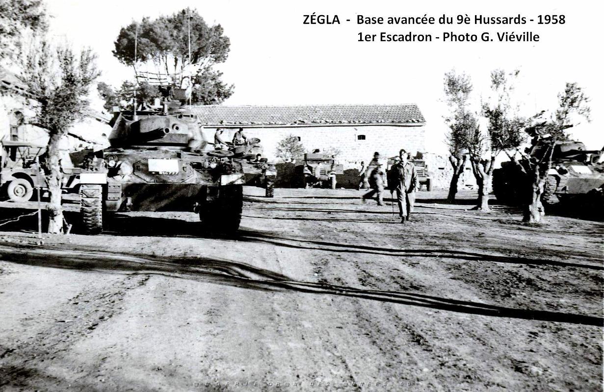 2156- Zegla - 9e Hussards - Base avancee - 1958.jpg